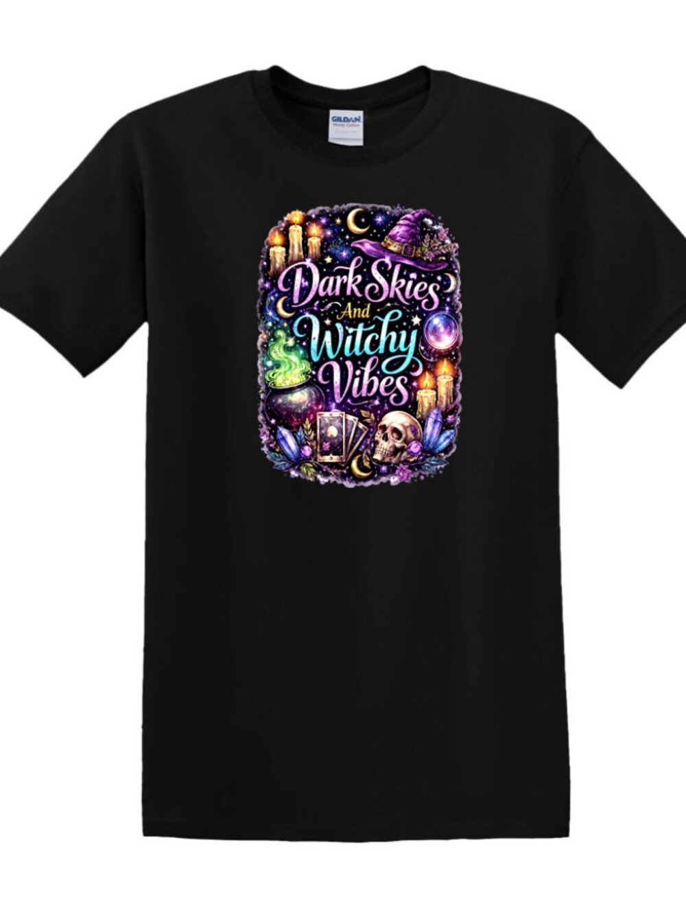 Dark Skies And Witchy Vibes - T-Shirt